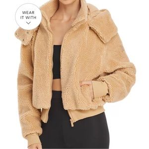 Alo Yoga Foxy Sherpa Hooded Jacket size medium